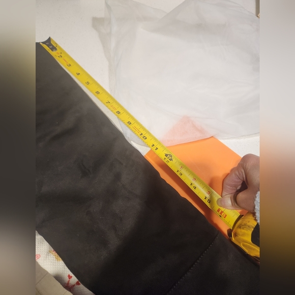 Knee high black suede boots - Picture 4 of 5